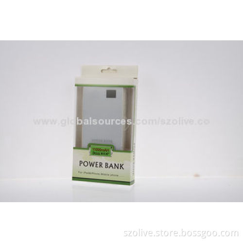 11,000mAh High-capacity Power Bank with Dual-USB for Mobile Phones